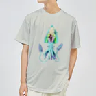水島ひねのイカの解剖標本 Dry T-Shirt
