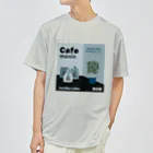 Teal Blue CoffeeのCafe music - Teal Blue Bird - ドライTシャツ