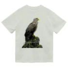 野鳥生活のオジロワシ（★寄付） ドライTシャツ