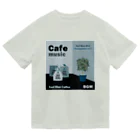 Teal Blue CoffeeのCafe music - Teal Blue Bird - ドライTシャツ