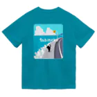 たびねこグッズSHOPのたびねこ：海からの風 ドライTシャツ