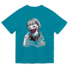 和温堂の迷彩マスク  ピンク　文字白 Dry T-Shirt