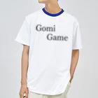 何屋未来 / なにやみらいのGomiGame 黒文字 ドライTシャツ