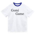 何屋未来 / なにやみらいのGomiGame 黒文字 ドライTシャツ