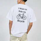 kg_shopの[★バック] I Want to Ride my Bicycle Dry T-Shirt