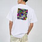 AZST『アゼスト』のAZ17　花柄２　両面プリント Dry T-Shirt