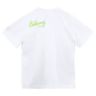 SUP-ColonyのSUP Colony Dry Tee Lime Greenロゴ ドライTシャツ