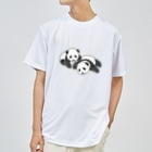 chippokeの双子パンダ Dry T-Shirt