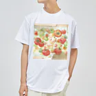 Vegefru　bouquet　　　　　　　＜ベジフルブーケ＞のヤギとトマト ドライTシャツ