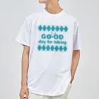 キッズモード某のチャリロゴアーガイル(mint) ドライTシャツ