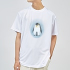 akane_art（茜音工房）のいきものイラスト（皇帝ペンギンの親子） Dry T-Shirt