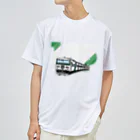 やすこーん（YASCORN）鉄道の鉄道：「踊り子」185系デザイン（濃色用） Dry T-Shirt