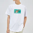 ぬこまた釣査団の早く釣れよ ドライTシャツ