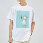 杜の魚のアイスクリンとメドゥーサ ドライTシャツ