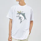 シロクマ商店のサメキング Dry T-Shirt