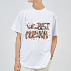 WE THE BEST MUZIKA in RWANDAのWe The Best Muzika ロゴ～みんなで貼り絵バージョン～ ドライTシャツ