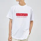 go campingのGo Camping（red） ドライTシャツ