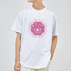 go campingのcamp site（peach） ドライTシャツ