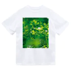 akane_art（茜音工房）の癒しの風景（クローバー） Dry T-Shirt