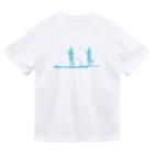 SUP-ColonyのSUP Colony Dry Tee Light Blueロゴ ドライTシャツ