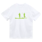 SUP-ColonyのSUP Colony Dry Tee Lime Greenロゴ ドライTシャツ