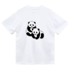 chippokeの双子パンダ Dry T-Shirt