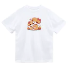 samotadaのハグハグドッグ ドライTシャツ