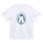 akane_art（茜音工房）のいきものイラスト（皇帝ペンギンの親子） Dry T-Shirt