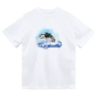 akane_art（茜音工房）のいきものイラスト（シャチ） Dry T-Shirt