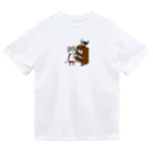 ミナミハチゴーのネコピアノwithヨゲンノトリ Dry T-Shirt
