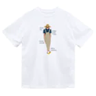 キッズモード某の麦わらの青年にアイテムロゴをそえて Dry T-Shirt