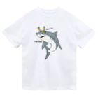 シロクマ商店のサメキング ドライTシャツ
