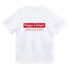 go campingのHappy Camper（red） ドライTシャツ