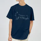 ORCATのI Love Corgis （ロゴホワイト） ドライTシャツ