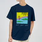 Futakawa Mayuのグッズショップのpool ワニ 白文字 Dry T-Shirt