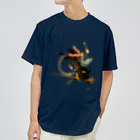 chirukapolkaの炎の魔法 ドライTシャツ
