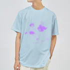 銭湯ラン.comの銭湯ランTシャツ ライトブルー Dry T-Shirt