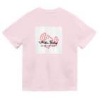 Aldi Bodyのダンベルsimpleロゴ:ピンク ドライTシャツ