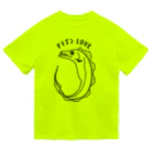 釣りバカ　Love FishingのドラゴンLOVE ドライTシャツ