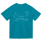 ORCATのI Love Corgis 尻尾あり（ロゴホワイト） ドライTシャツ