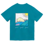 Futakawa Mayuのグッズショップのpool シロクマ 白文字 ドライTシャツ