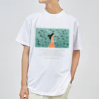 鳥救うSUZURIの『うみ、とり、わたし』【寄付付き商品】 Dry T-Shirt