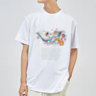 鳥救うSUZURIの『ソーダ水からうまれたとり』【寄付付き商品】 Dry T-Shirt