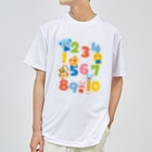 Illustrator イシグロフミカのすうじ Dry T-Shirt