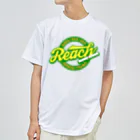 036（オサム）@南阿佐ヶ谷麻雀部の【麻雀】Reach 即ツモ ドラ赤裏（黄／緑） Dry T-Shirt