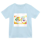 hanamojiの花文字の名入れサンプル ドライTシャツ