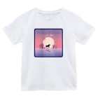 CharmyraのHorse and Sunrise　ladies ドライTシャツ