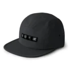 昼寝天國 / Parasio de Siestaの昼寝天國（Black / horizontal） 5 Panel Cap