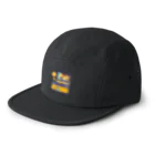 GOODS SHOP【そぞろな小窓】 SUZURI店の【I'm lovin' it! :D -orange-】 5 Panel Cap