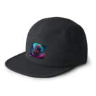 AI.comのAIびじょモンアート 5 Panel Cap